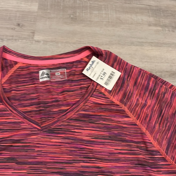 RBX Women's Striped Pink and Purple Sweatshirt - Picture 3 of 3